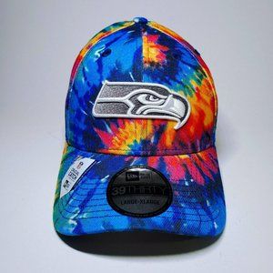 New Era 2020 NFL Seattle Seahawks Sideline Crucial Catch Tie Dye L/XL Hat